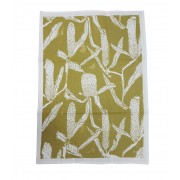 Linen Tea Towel - Banksia Green